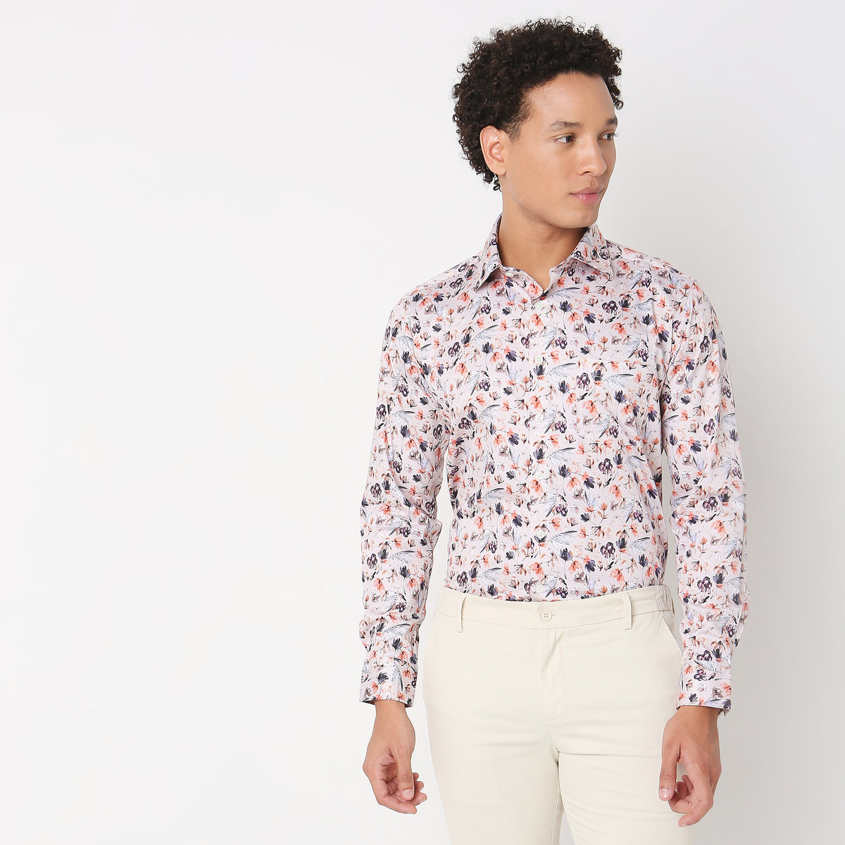 Slim Fit Printed Shirt