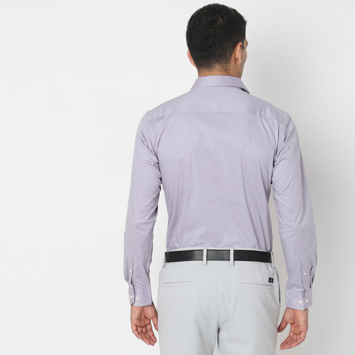 Slim Fit Solid Shirt