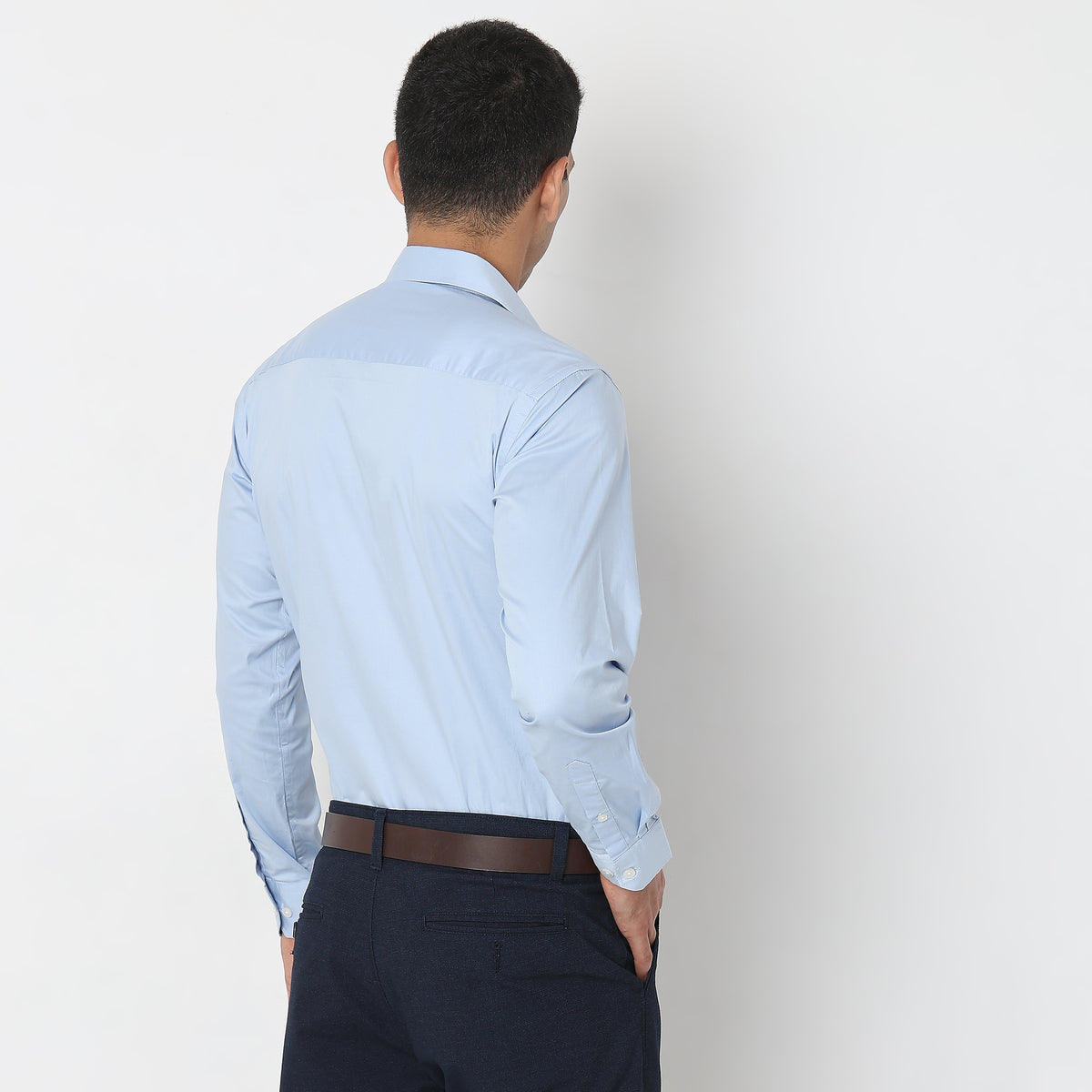 Slim Fit Solid Shirt