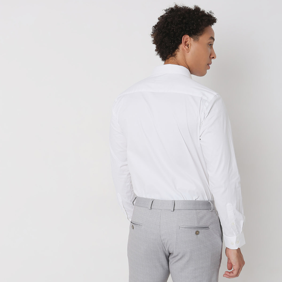 Slim Fit Solid Shirt