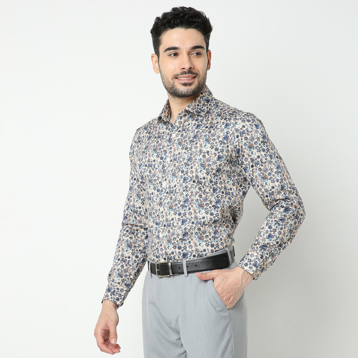 Slim Fit Printed Shirt