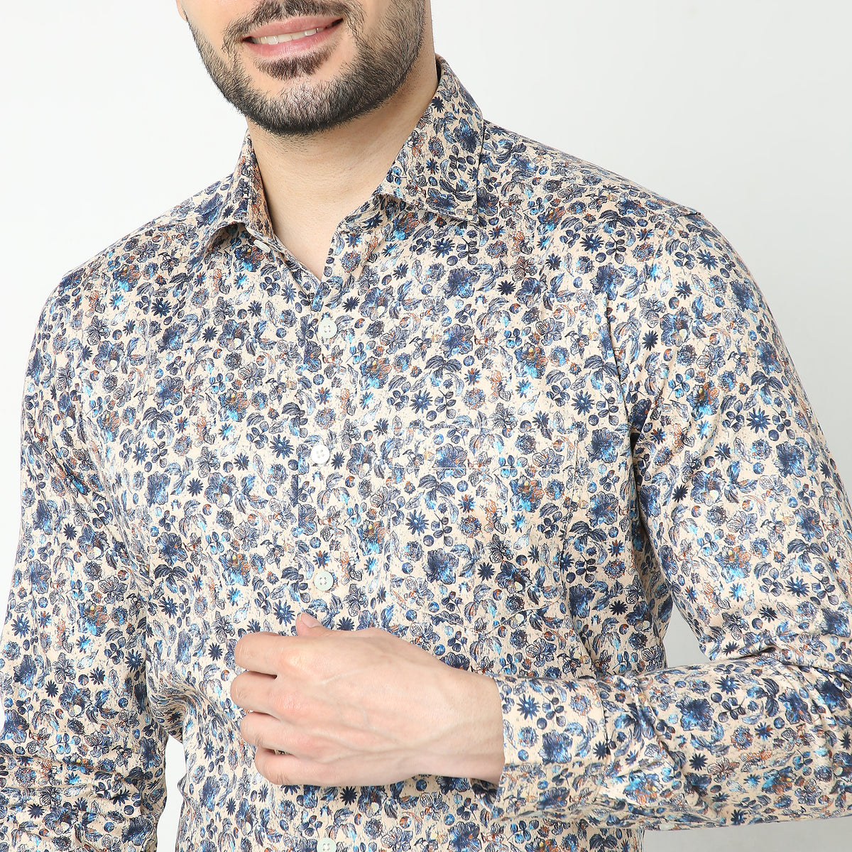 Slim Fit Printed Shirt