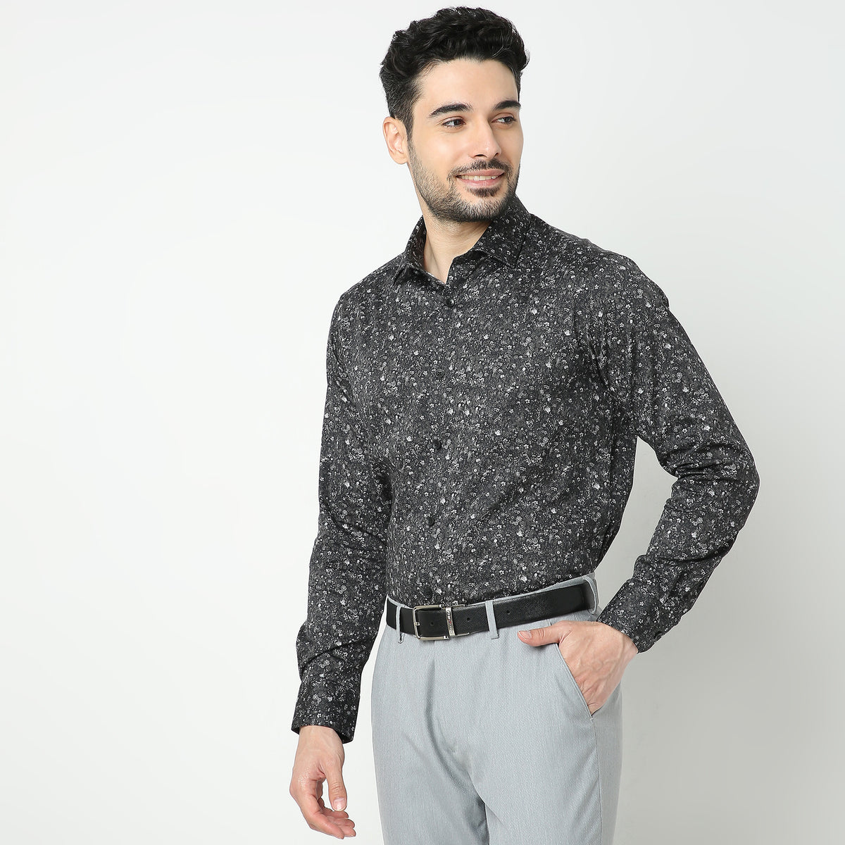 Slim Fit Printed Shirt