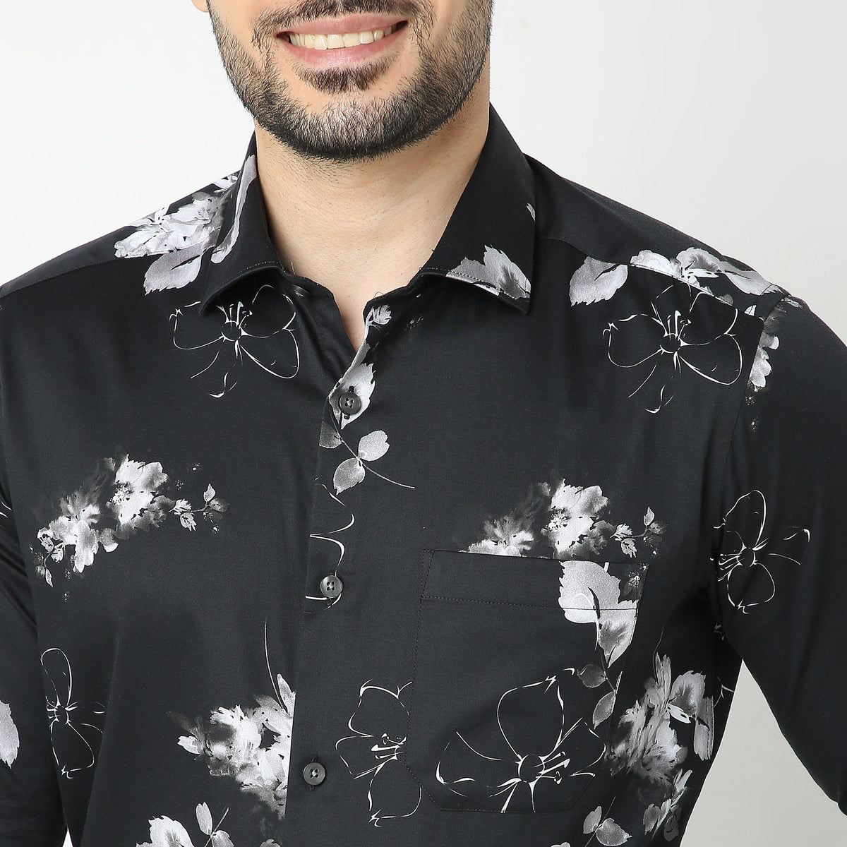 Slim Fit Printed Shirt