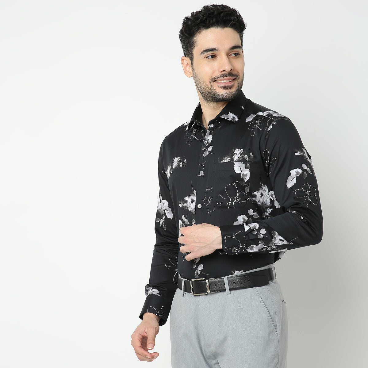 Slim Fit Printed Shirt