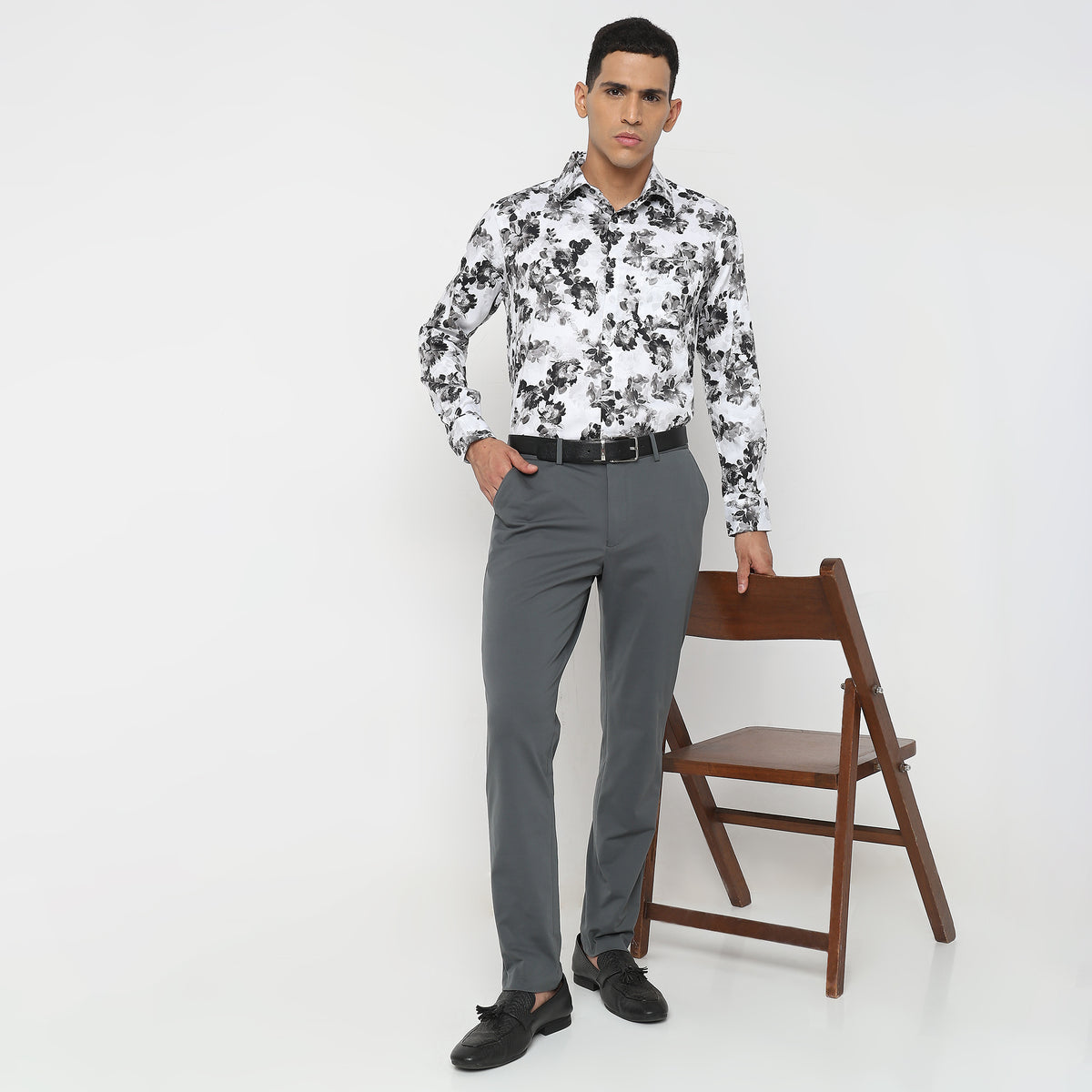 Slim Fit Printed Shirt