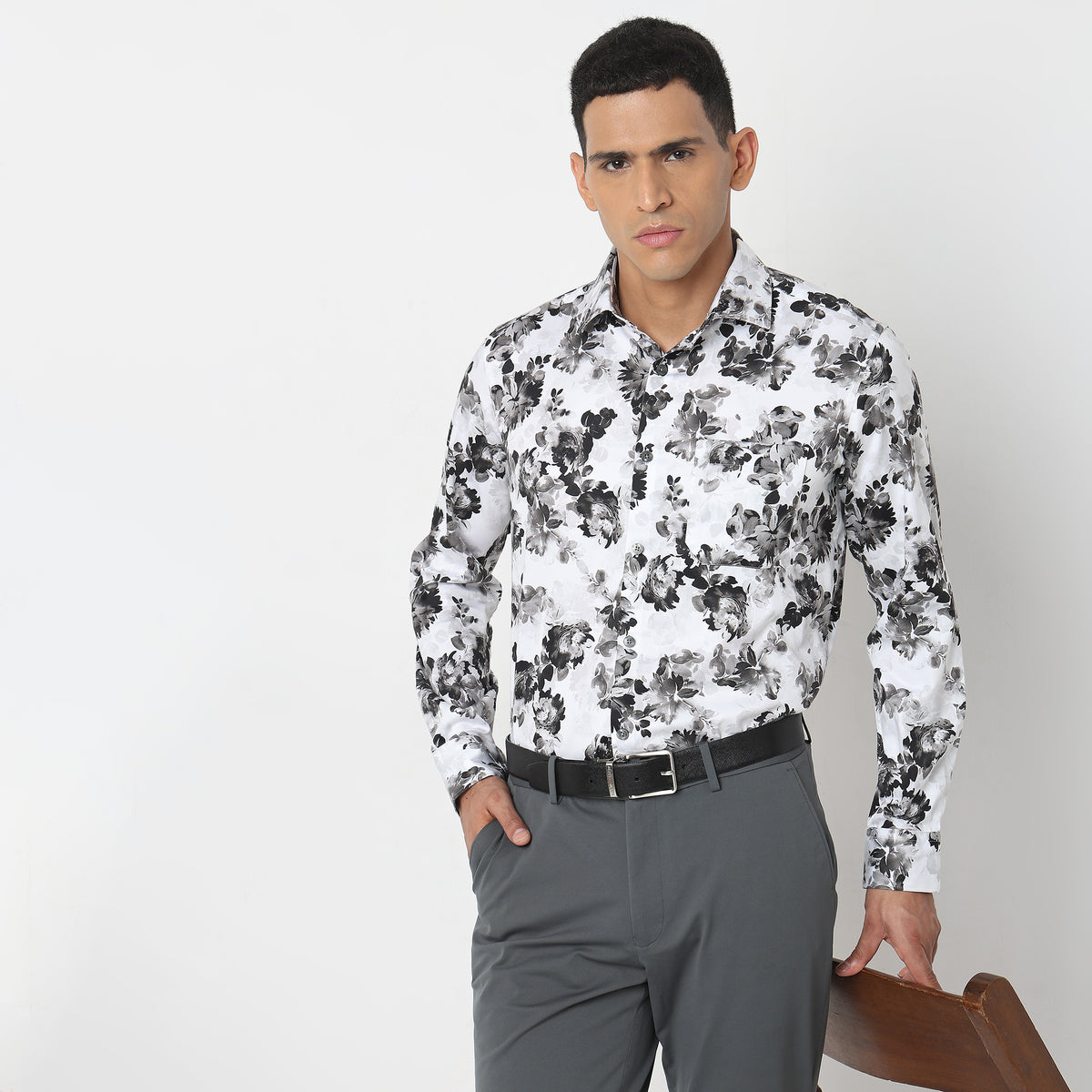 Slim Fit Printed Shirt