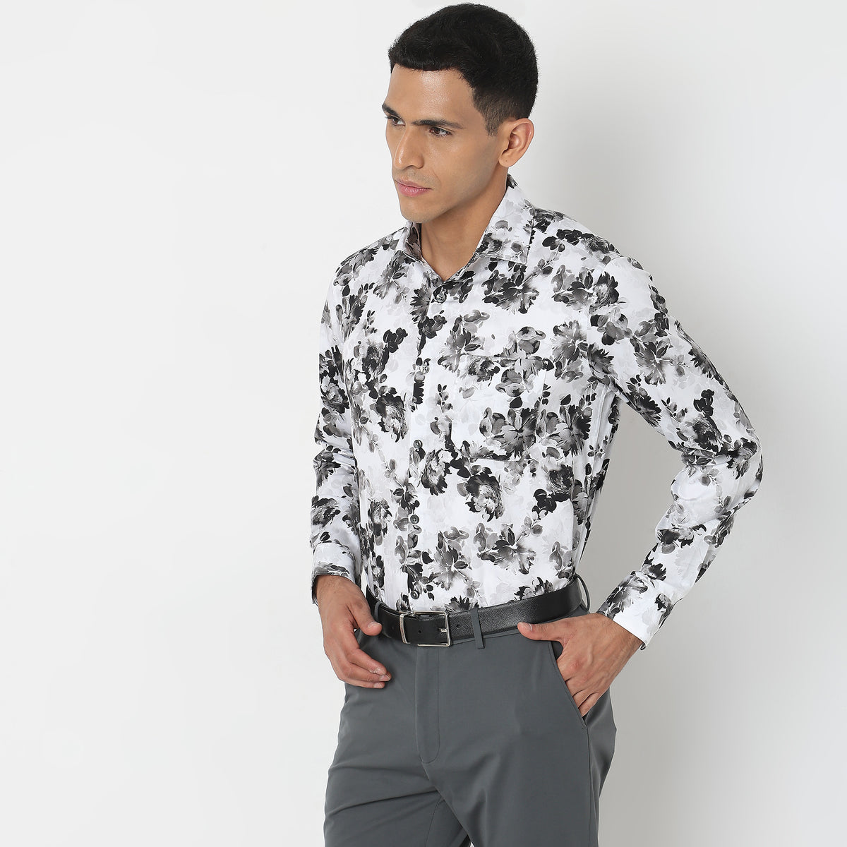 Slim Fit Printed Shirt