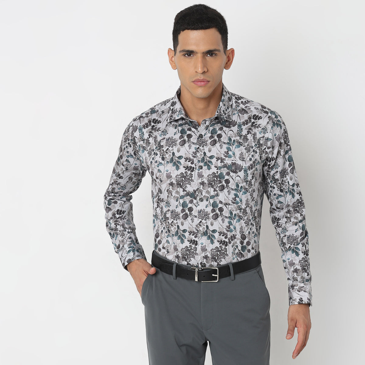 Slim Fit Printed Shirt