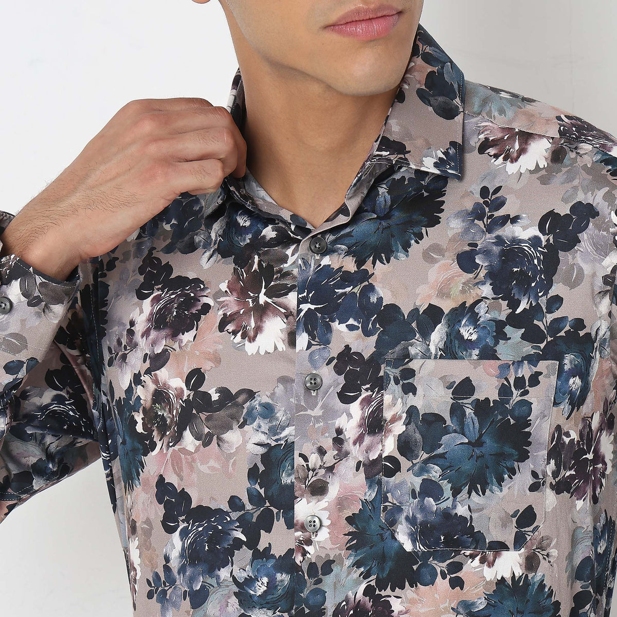 Slim Fit Printed Shirt