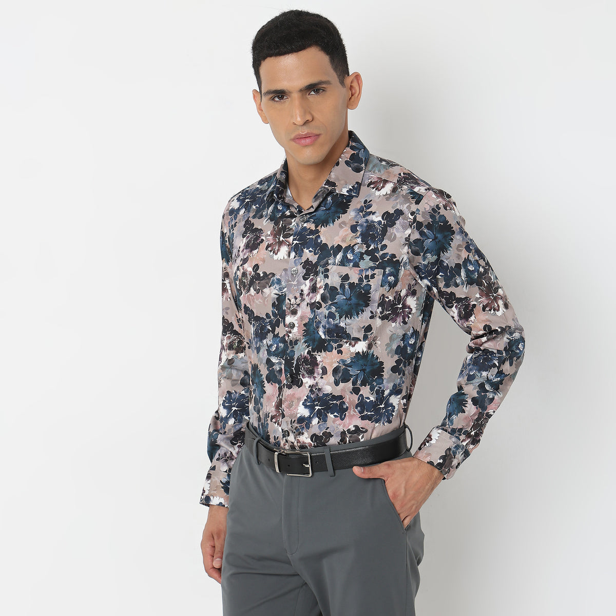 Slim Fit Printed Shirt