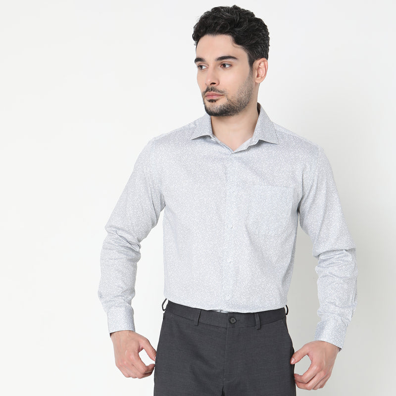 Regular Fit Solid Shirt