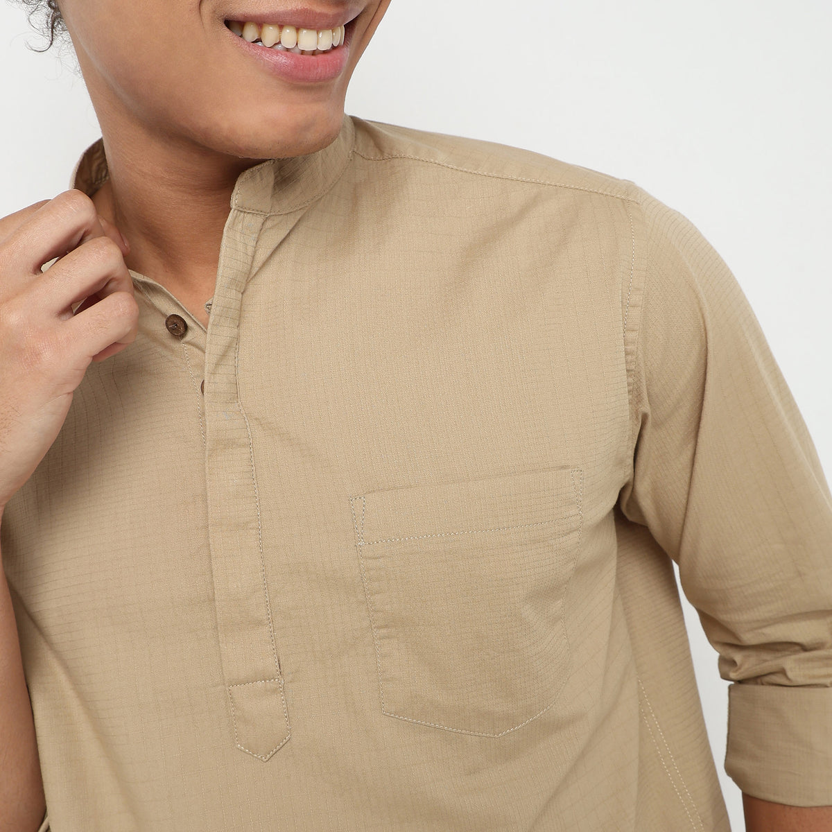 Regular Fit Solid Shirt