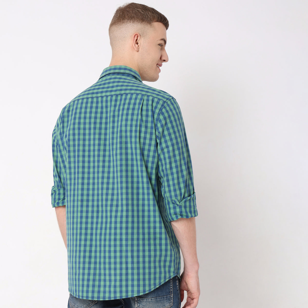 Regular Fit Checkered Shirt