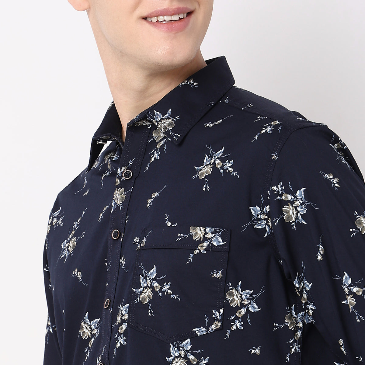 Slim Fit Printed Shirt