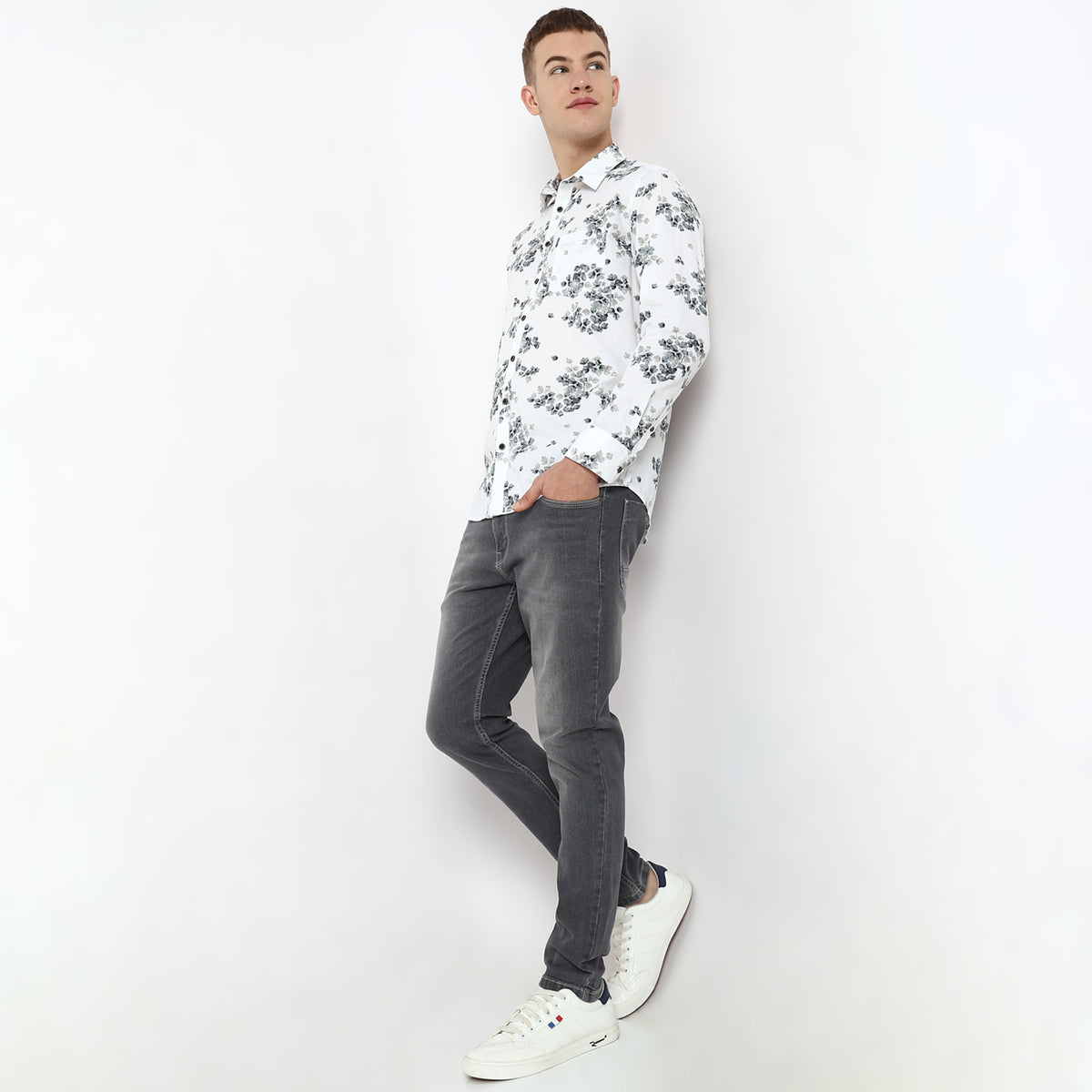 Slim Fit Printed Shirt