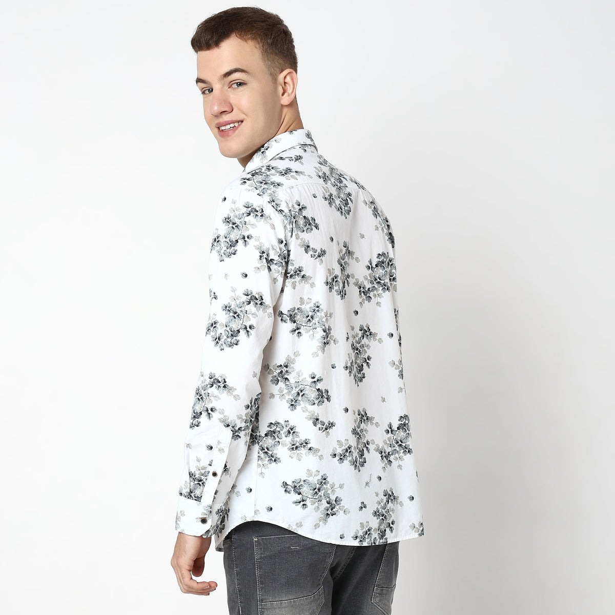 Slim Fit Printed Shirt