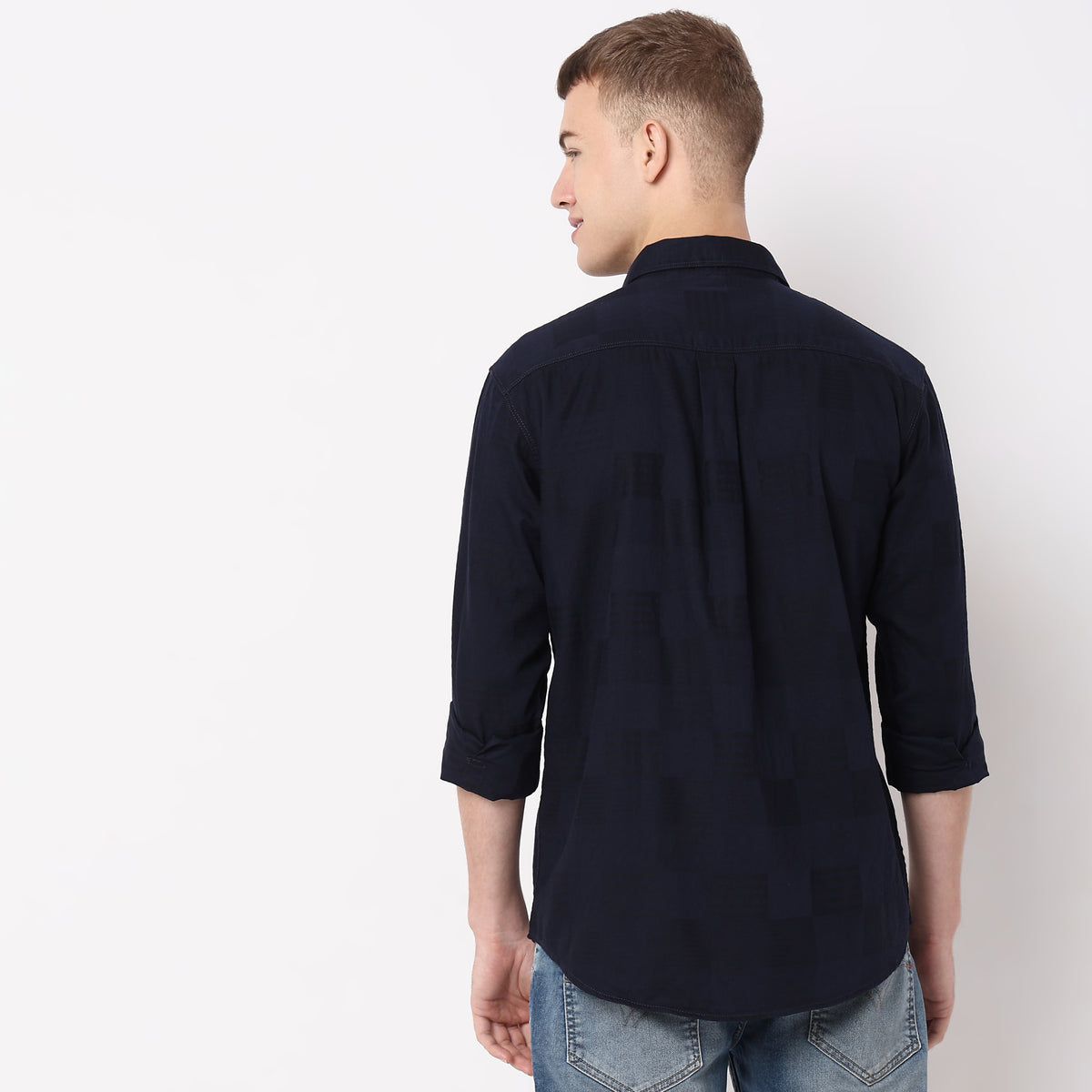 Regular Fit Solid Shirt