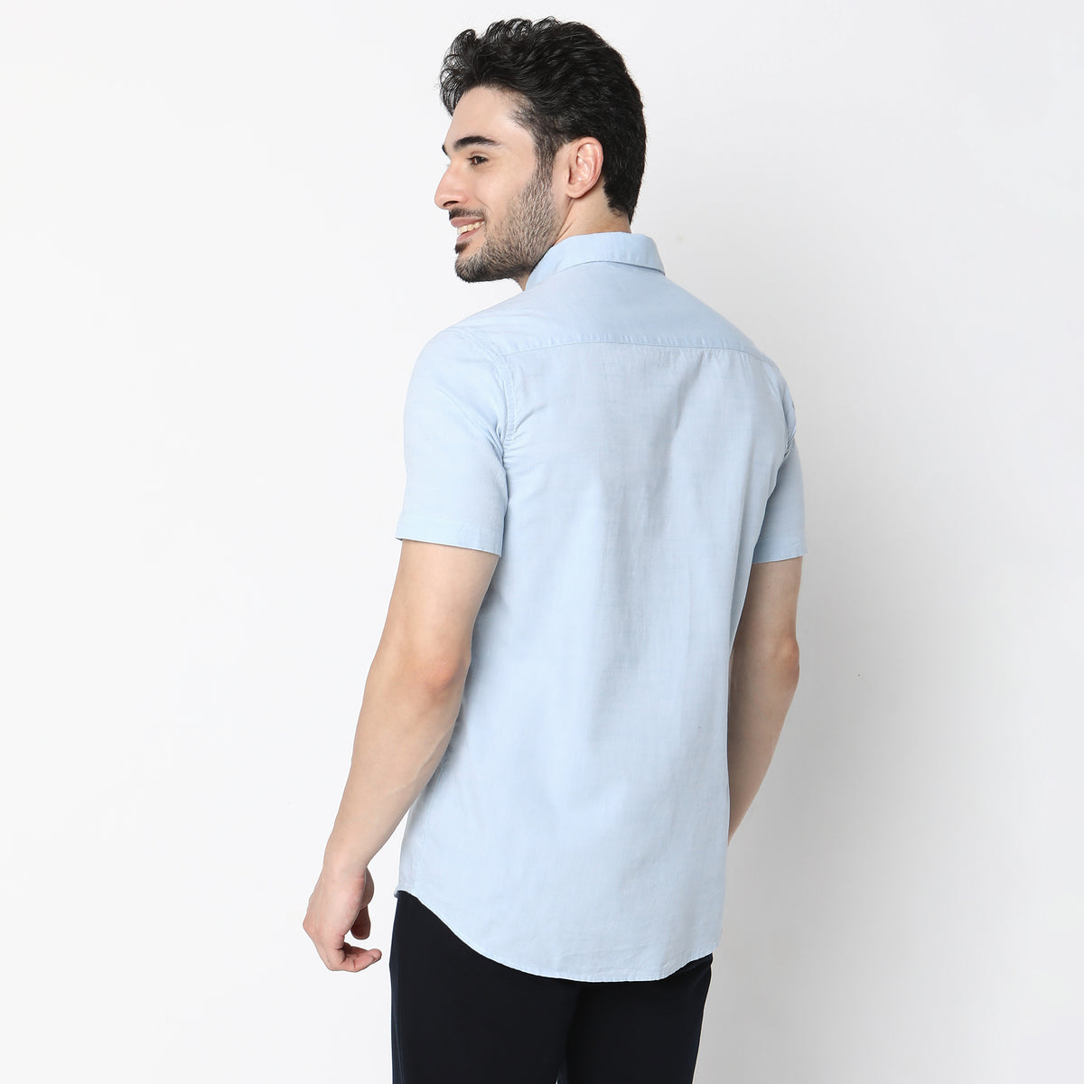 Regular Fit Solid Shirt