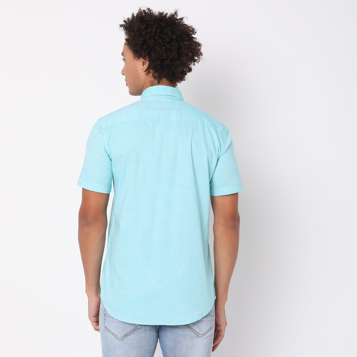 Regular Fit Solid Shirt