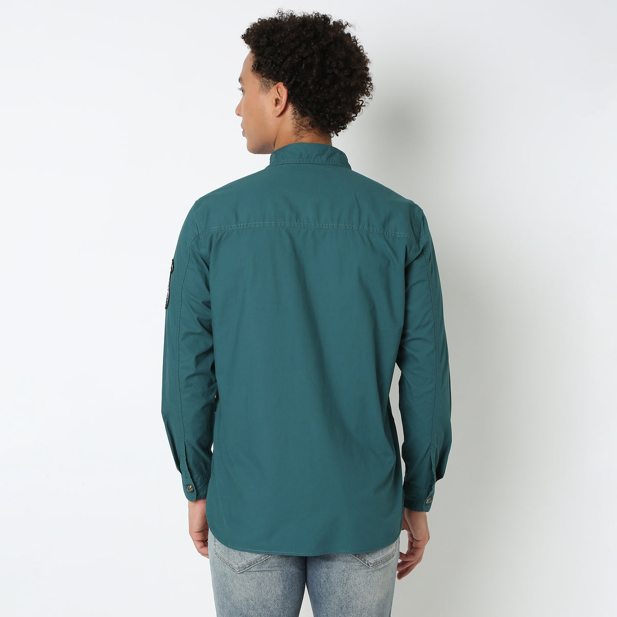 Regular Fit Solid Shirt