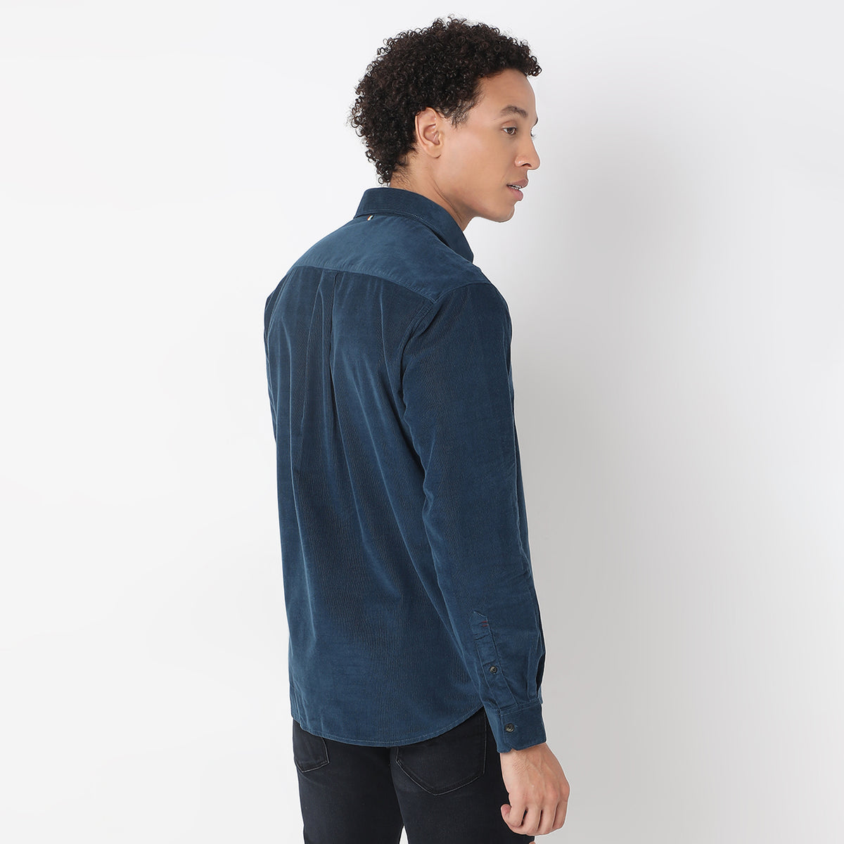 Slim Fit Solid Shirt