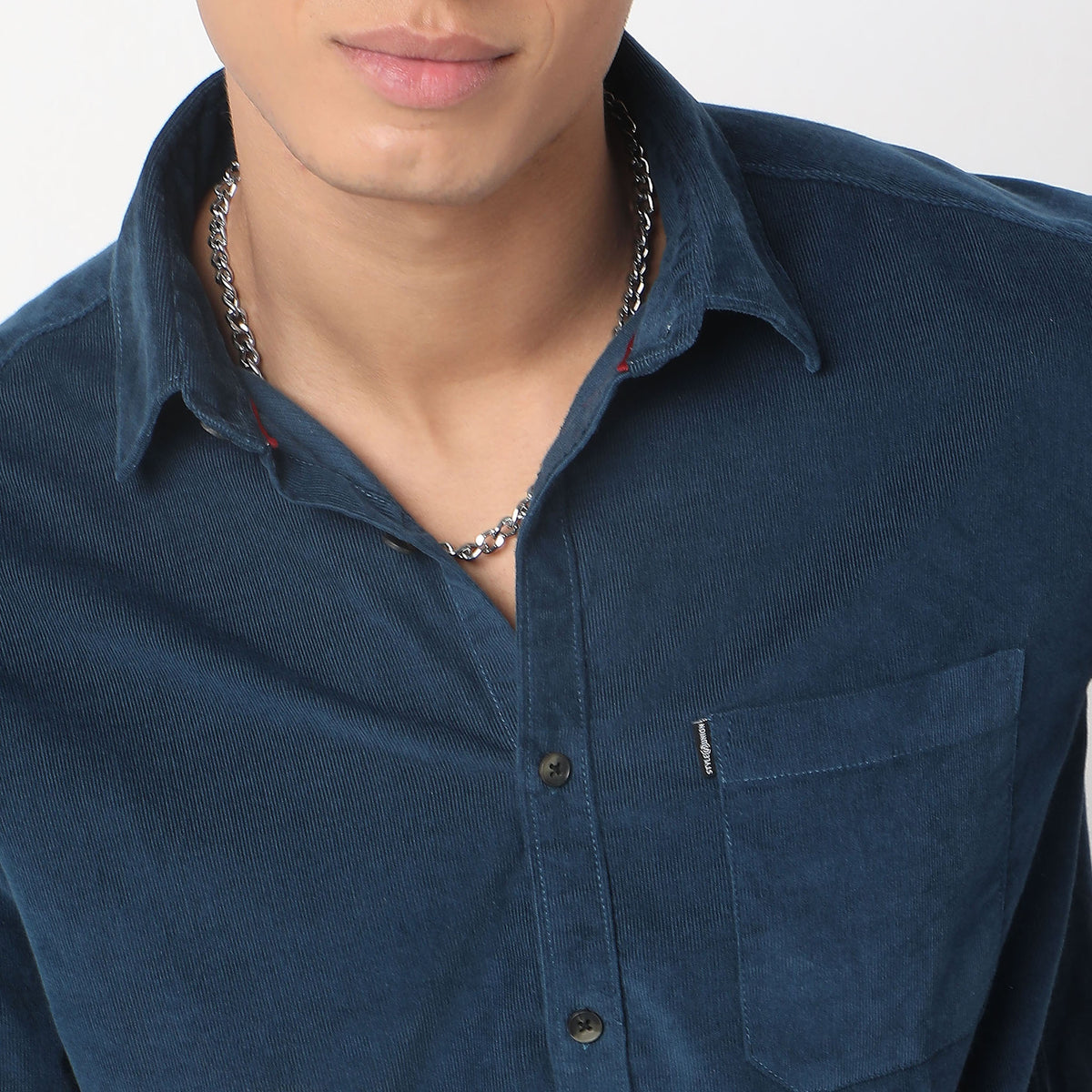 Slim Fit Solid Shirt