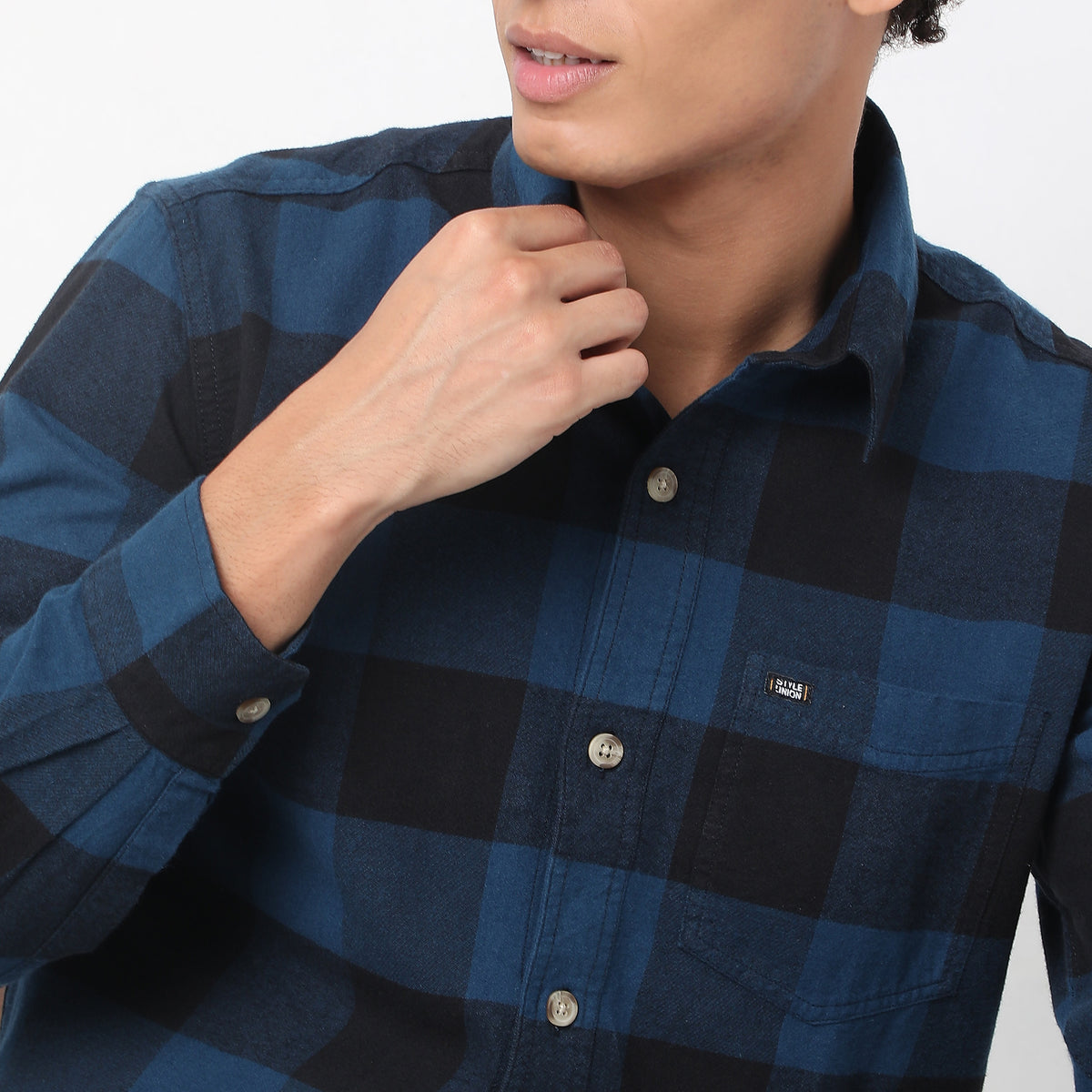 Regular Fit Checkered Shirt