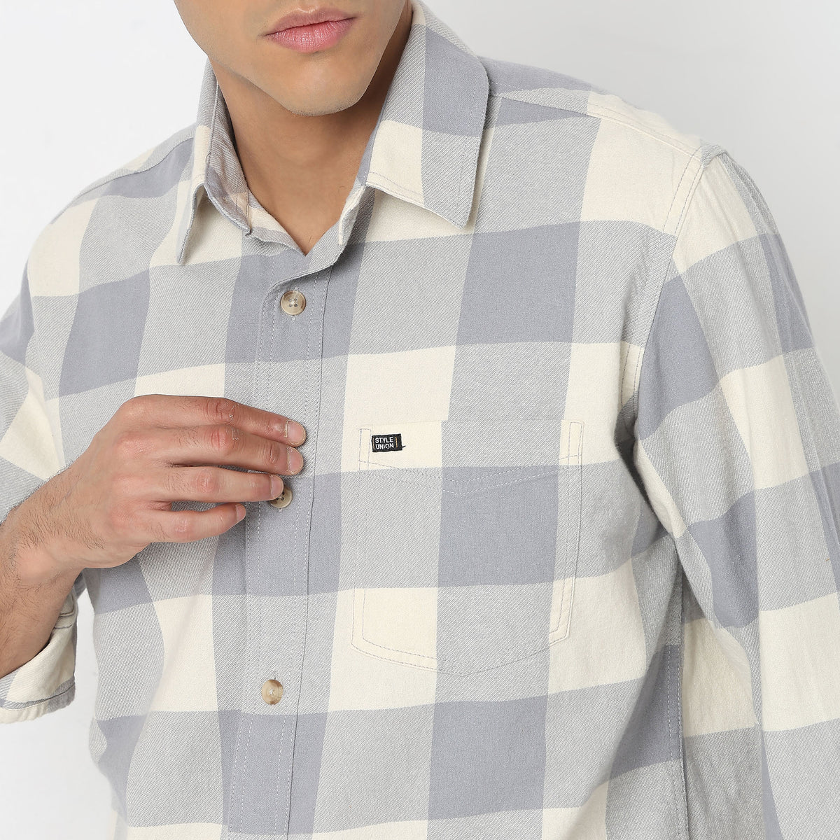 Regular Fit Checkered Shirt