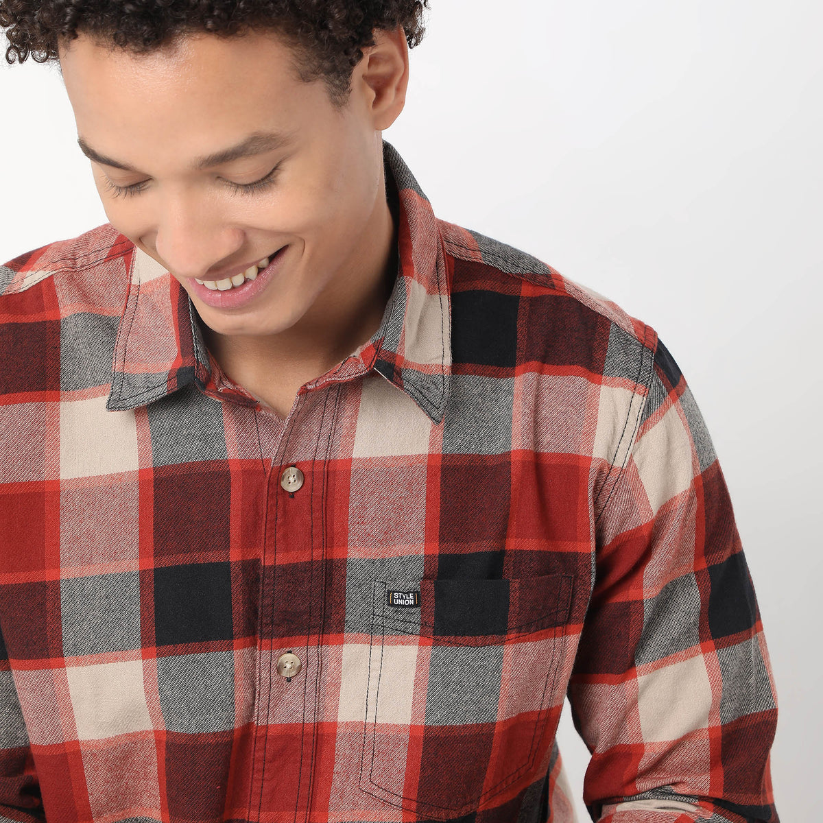 Regular Fit Checkered Shirt