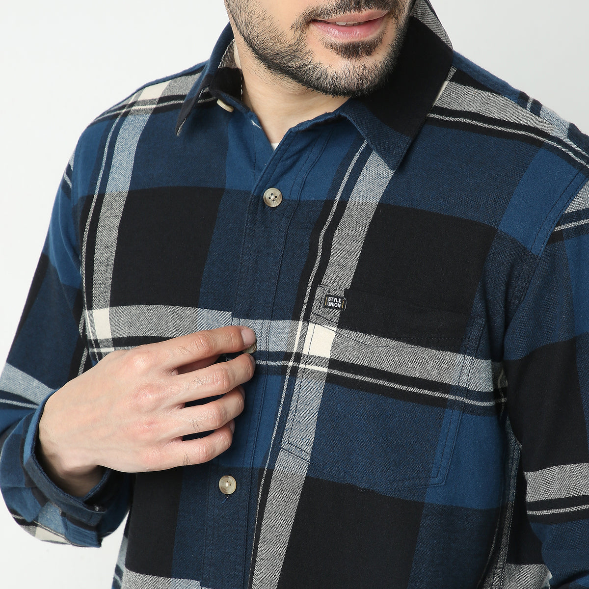 Regular Fit Checkered Shirt