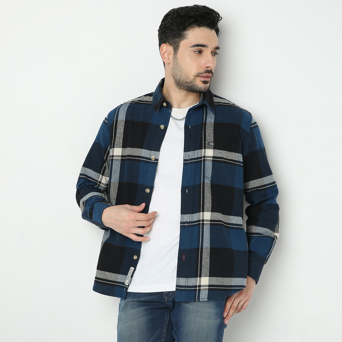 Regular Fit Checkered Shirt