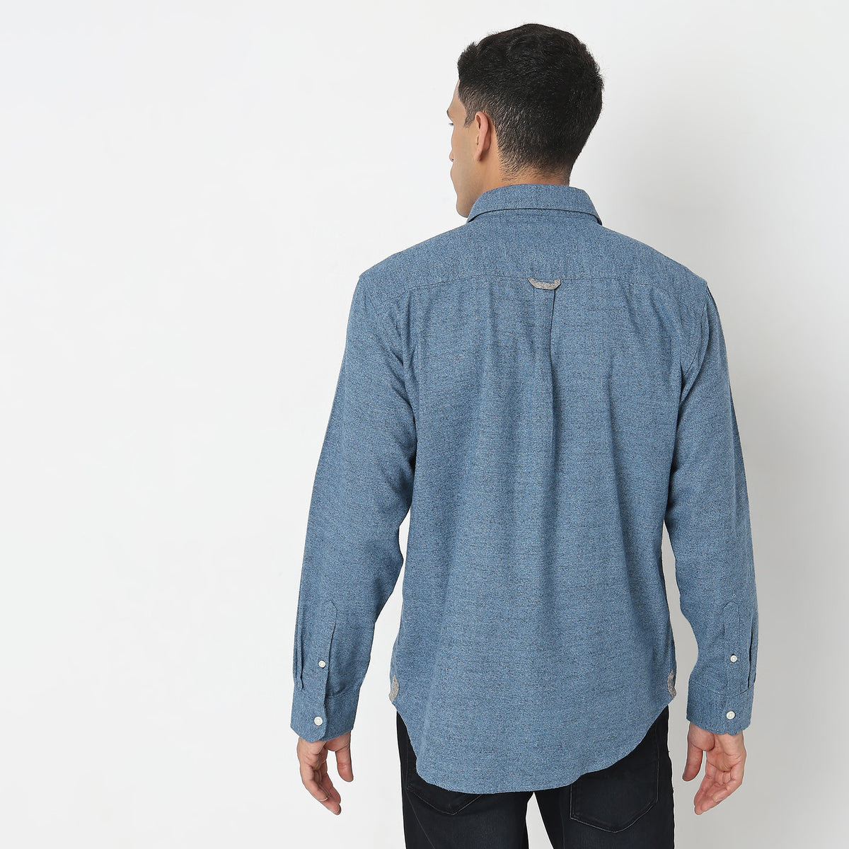 Regular Fit Solid Shirt