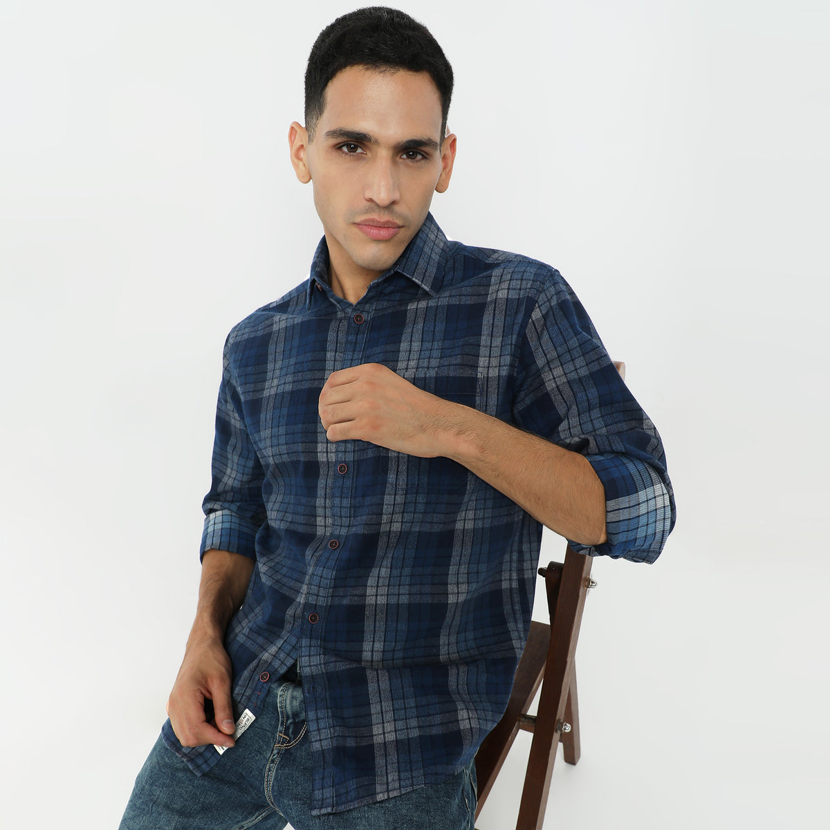 Regular Fit Checkered Shirt