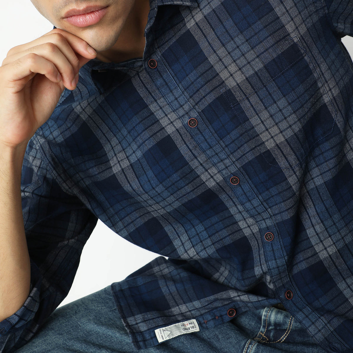 Regular Fit Checkered Shirt