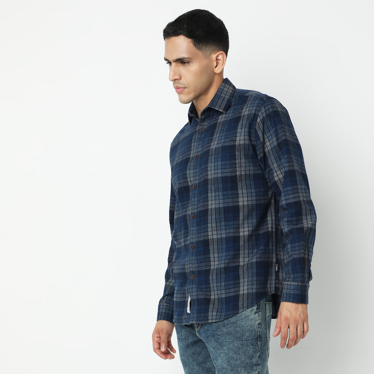 Regular Fit Checkered Shirt