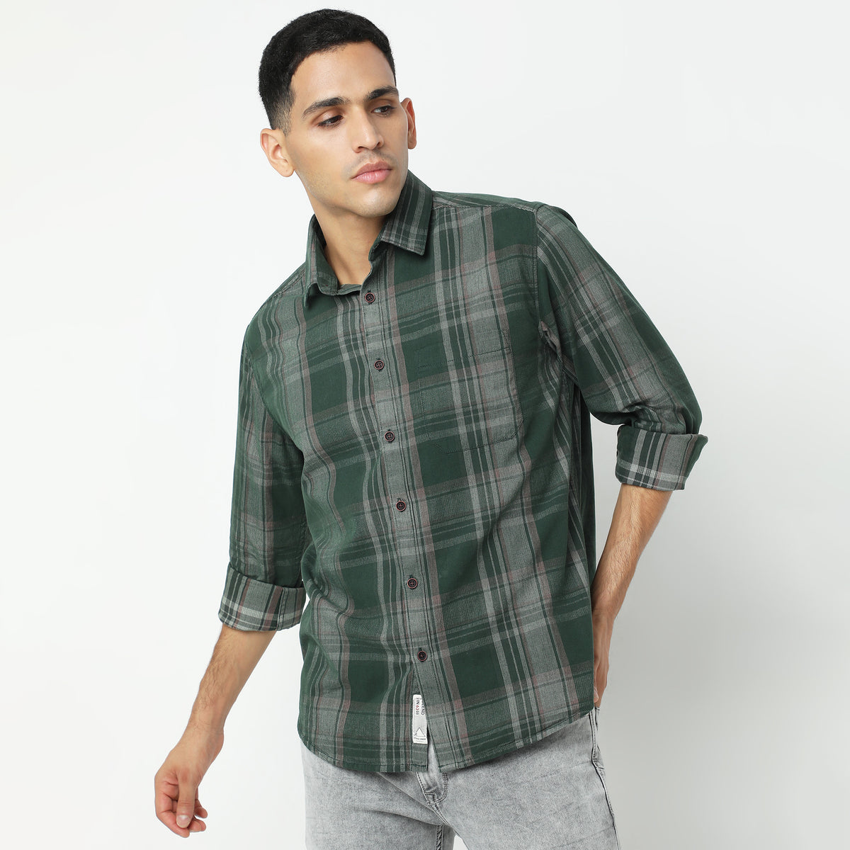 Regular Fit Checkered Shirt