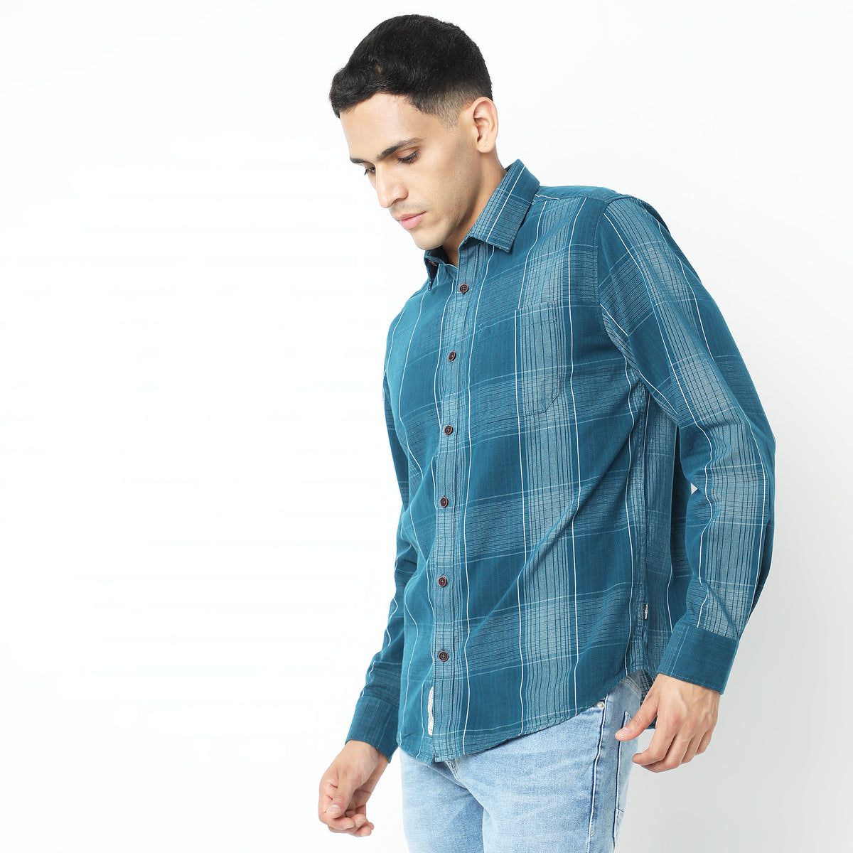 Regular Fit Checkered Shirt