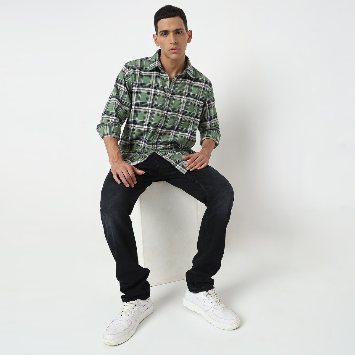 Regular Fit Checkered Shirt