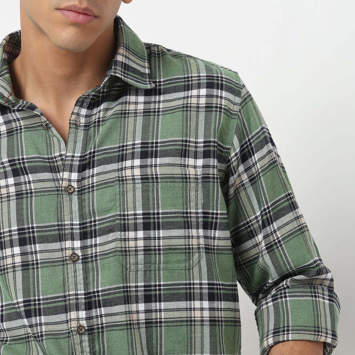 Regular Fit Checkered Shirt