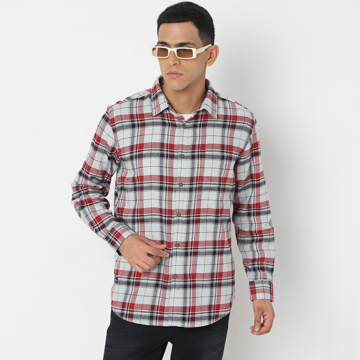 Regular Fit Checkered Shirt