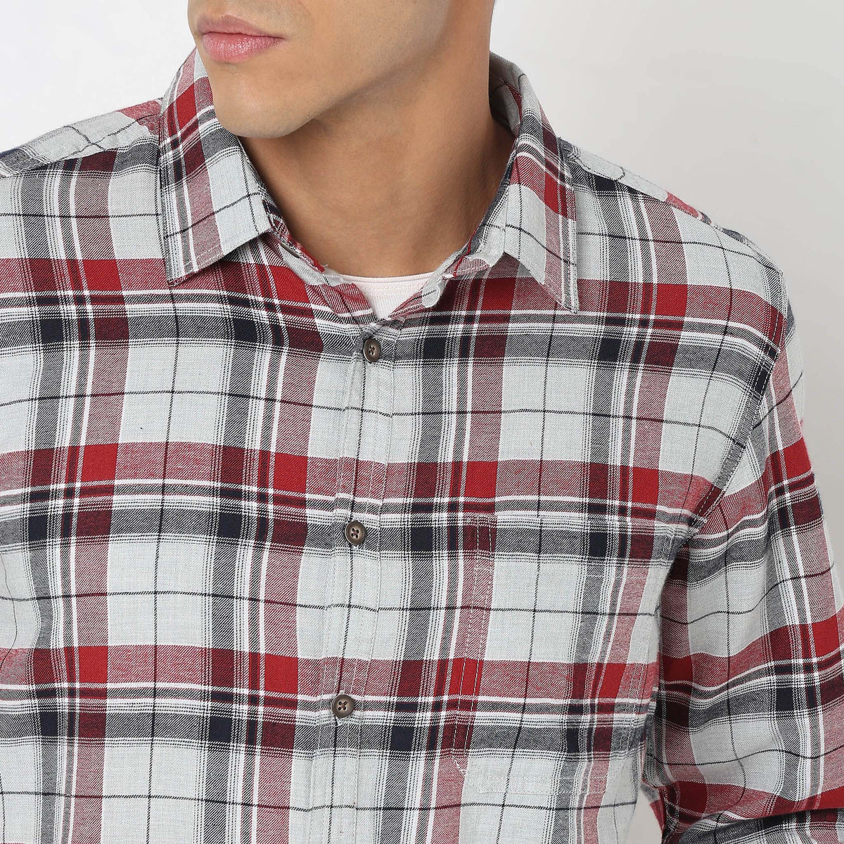 Regular Fit Checkered Shirt