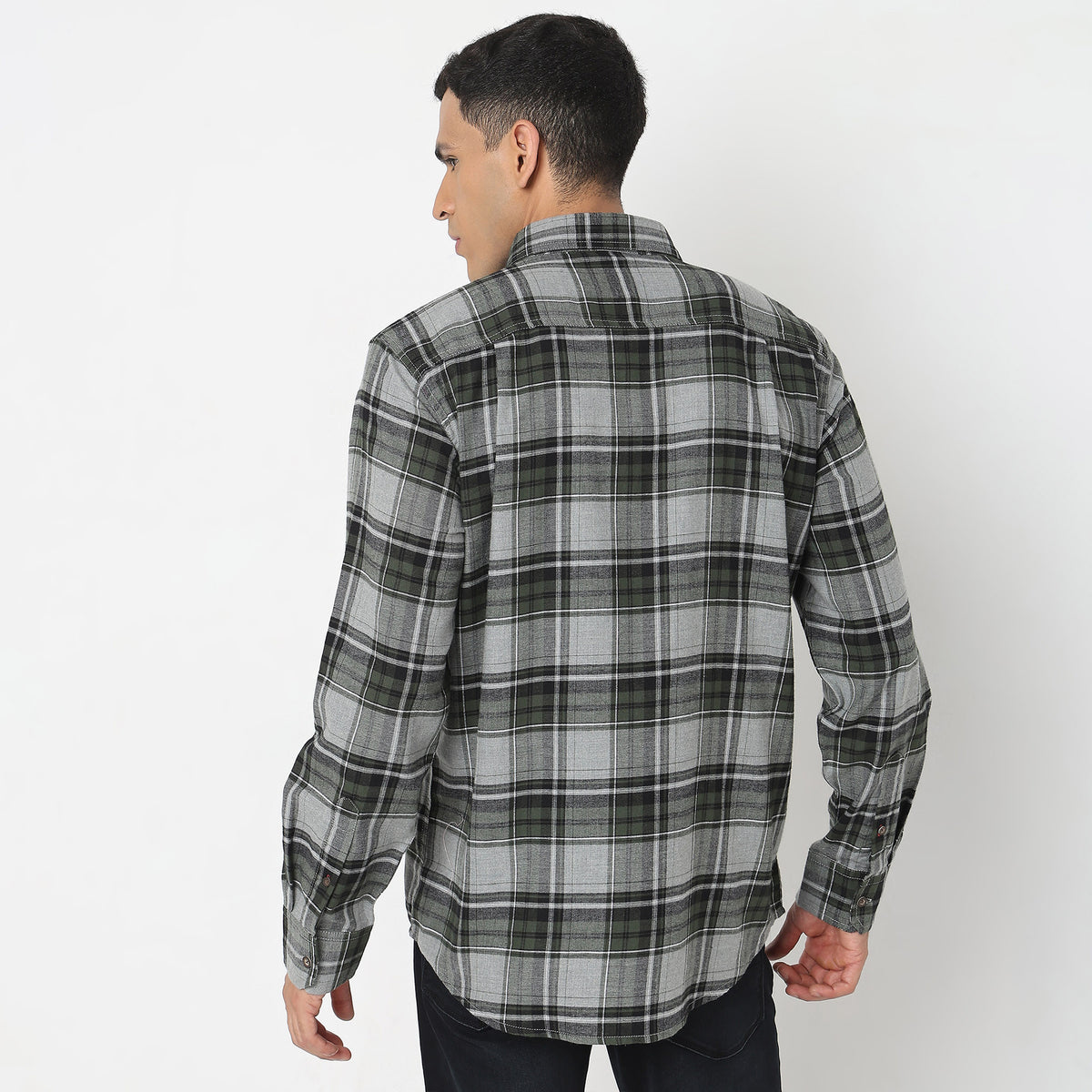 Regular Fit Checkered Shirt