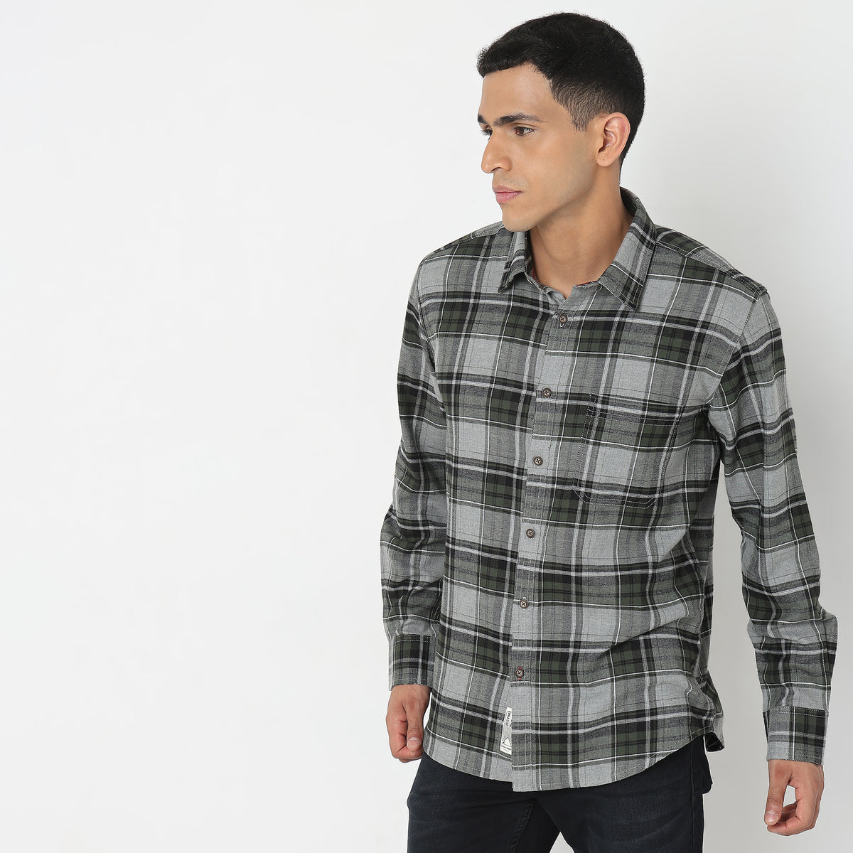 Regular Fit Checkered Shirt