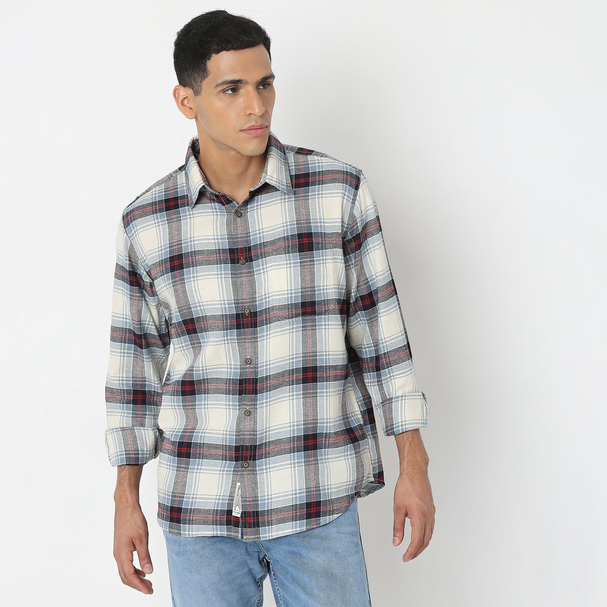 Regular Fit Checkered Shirt