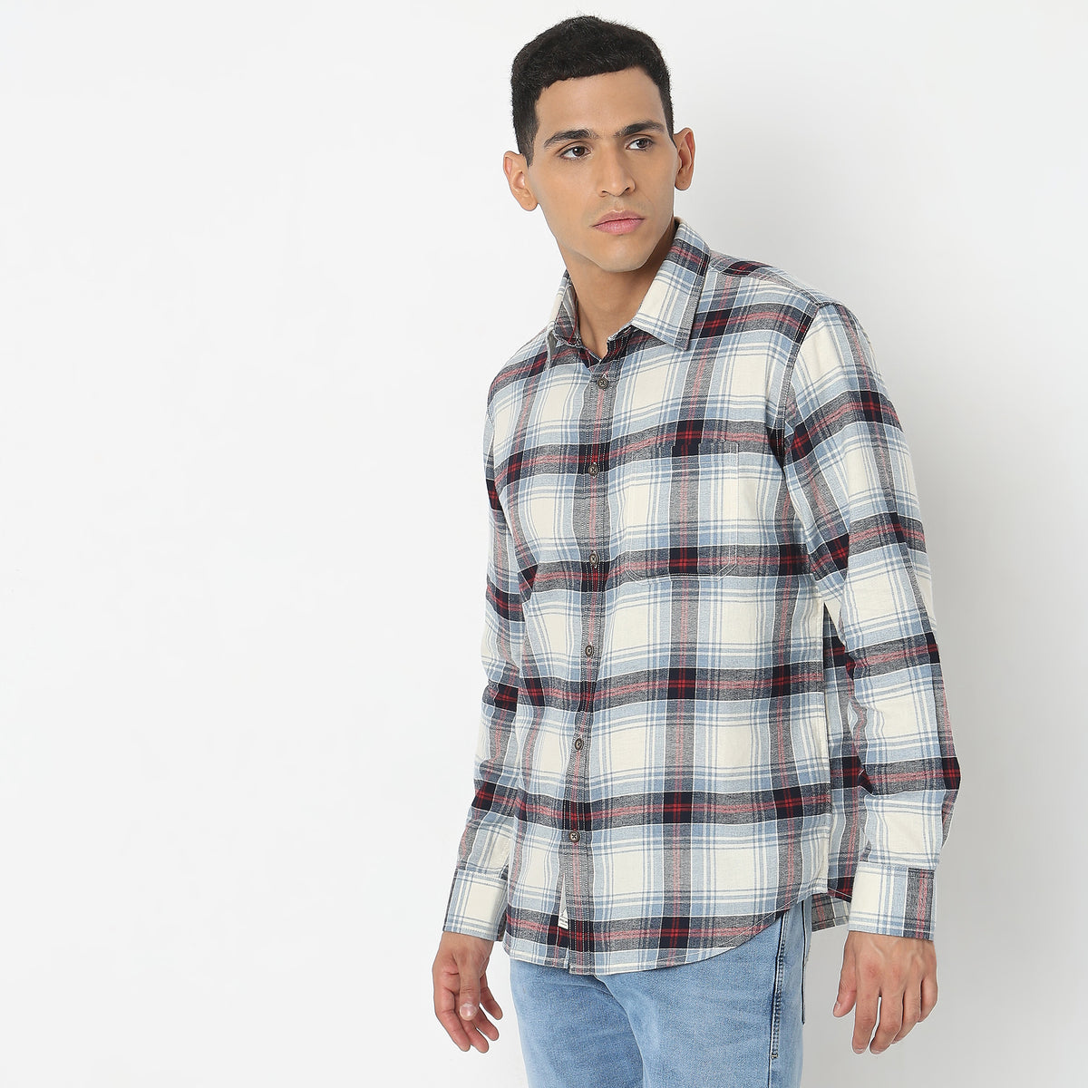 Regular Fit Checkered Shirt