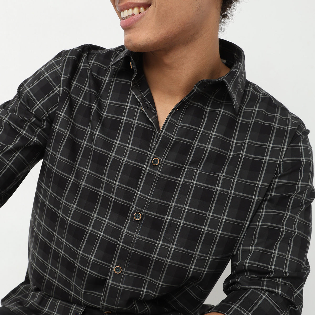 Regular Fit Checkered Shirt