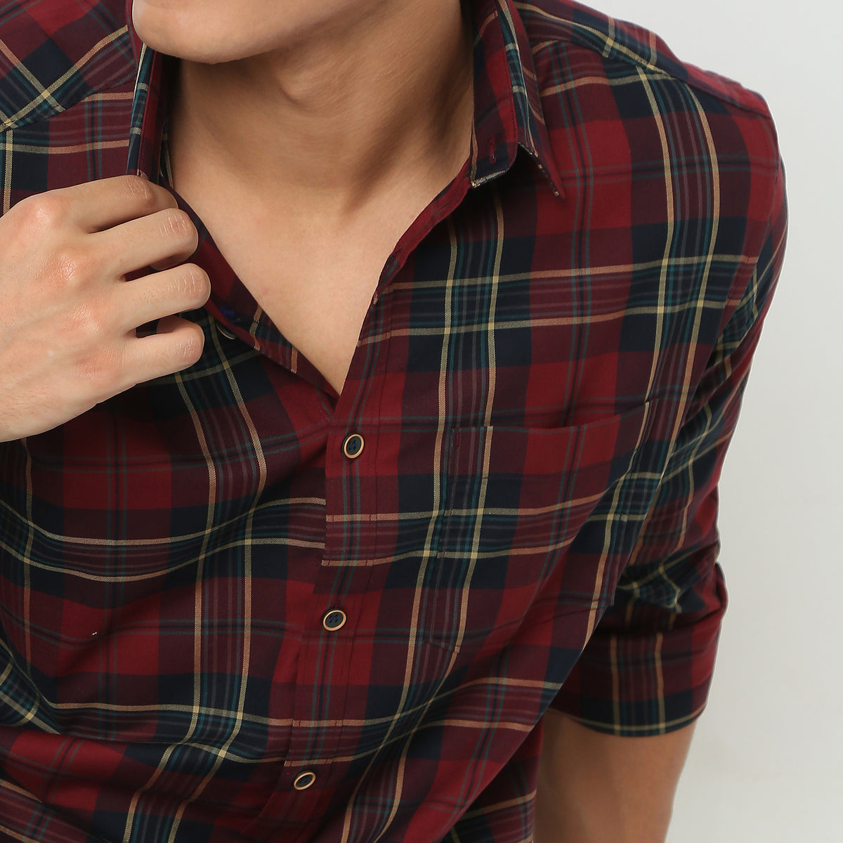 Regular Fit Checkered Shirt