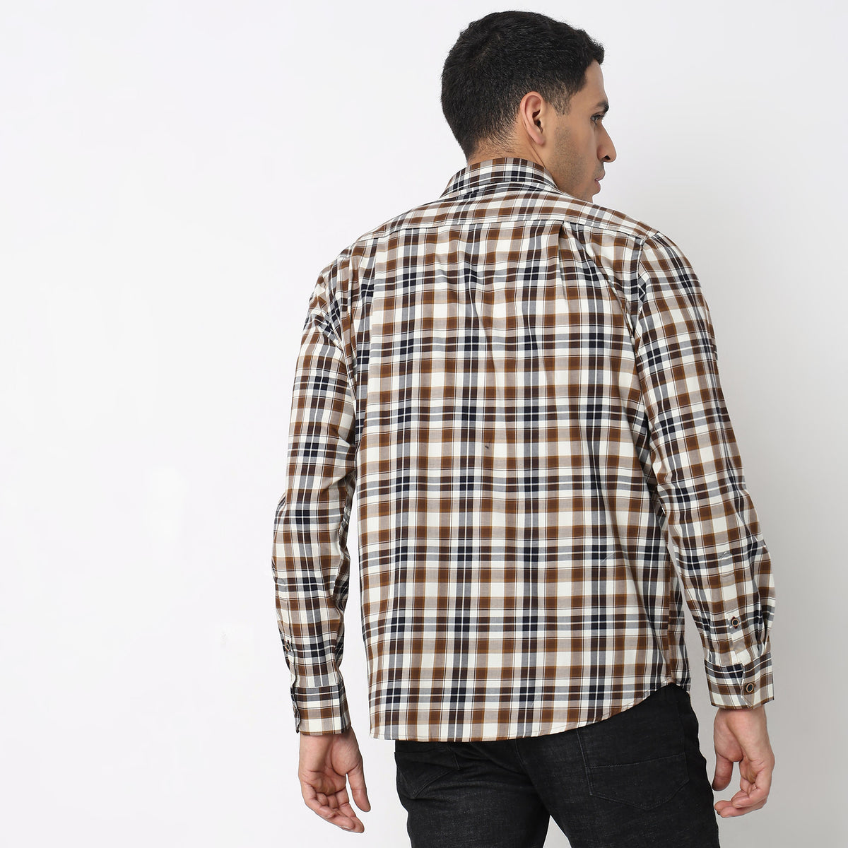 Regular Fit Checkered Shirt