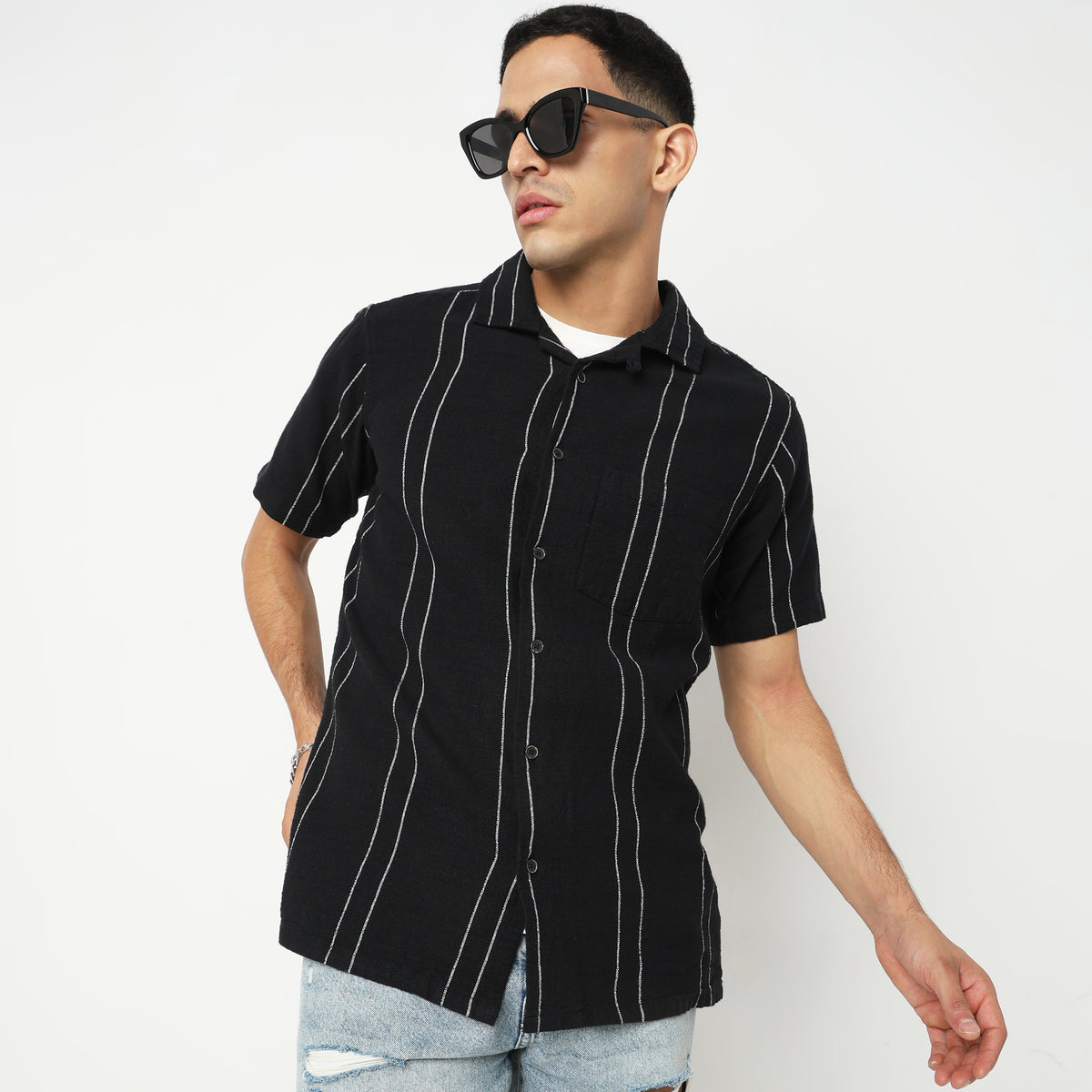 Regular Fit Striped Shirt